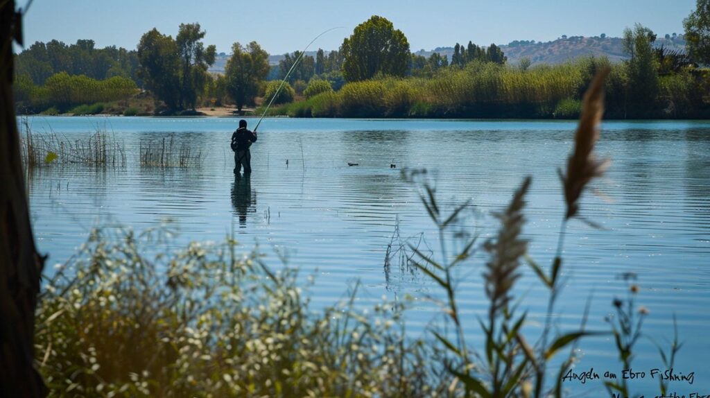 Deutsch-Englische Übersetzung von Angeln am Ebro zu Fishing at the Ebro