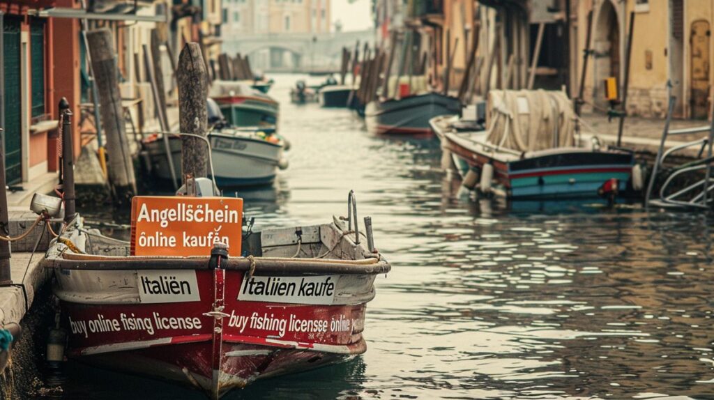 SEO optimierte Bildbeschreibung für Angelschein Italien online kaufen