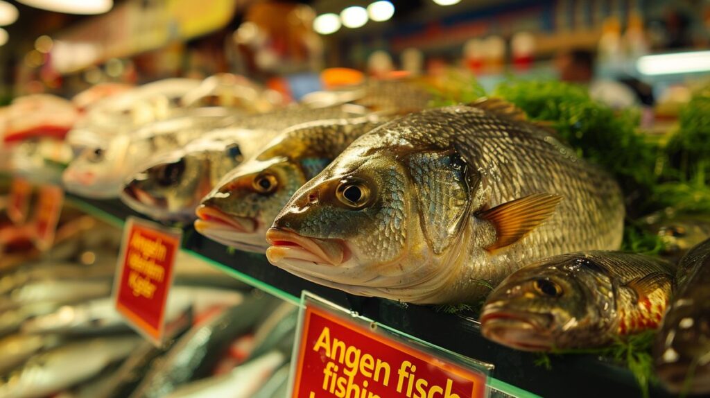 SEO optimiertes Bild von Angeln mit lebendem Köderfisch Übersetzung ins Englische