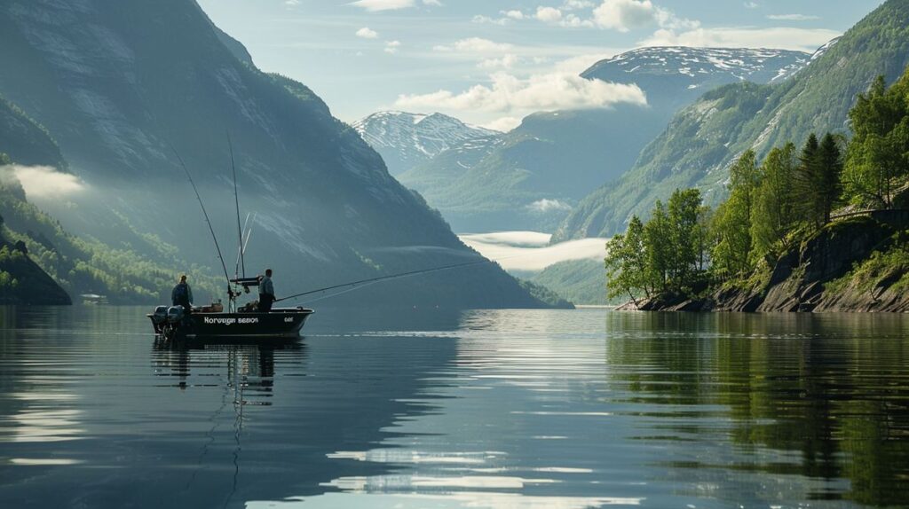 Optimierter Alt-Text für das Bild zum Thema beste Jahreszeit Norwegen angeln