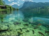 Verschiedene Fischarten Forggensee in klarem Wasser, ideal für Angler und Naturbeobachter